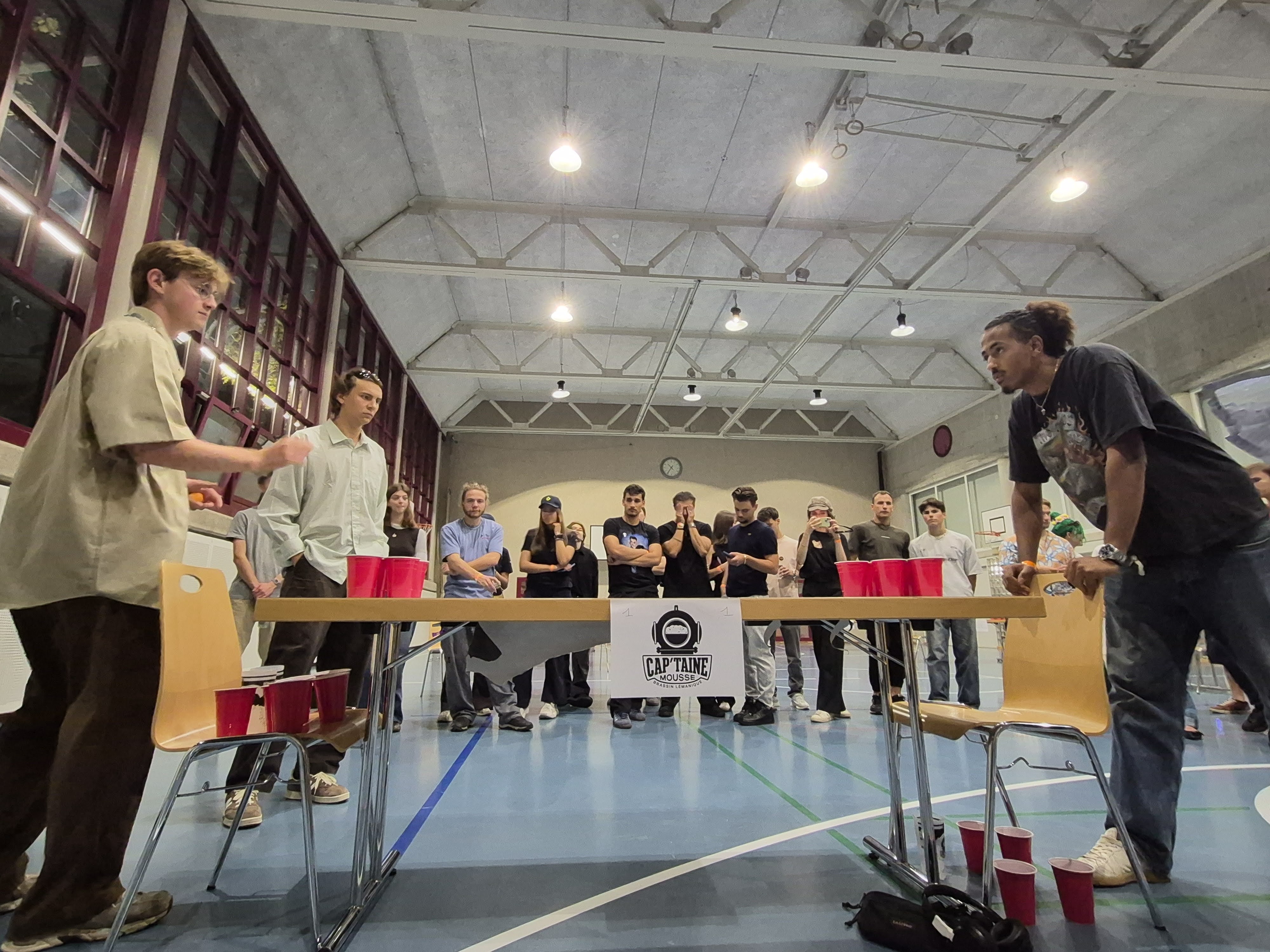 Guests gathered around a LYCH event game